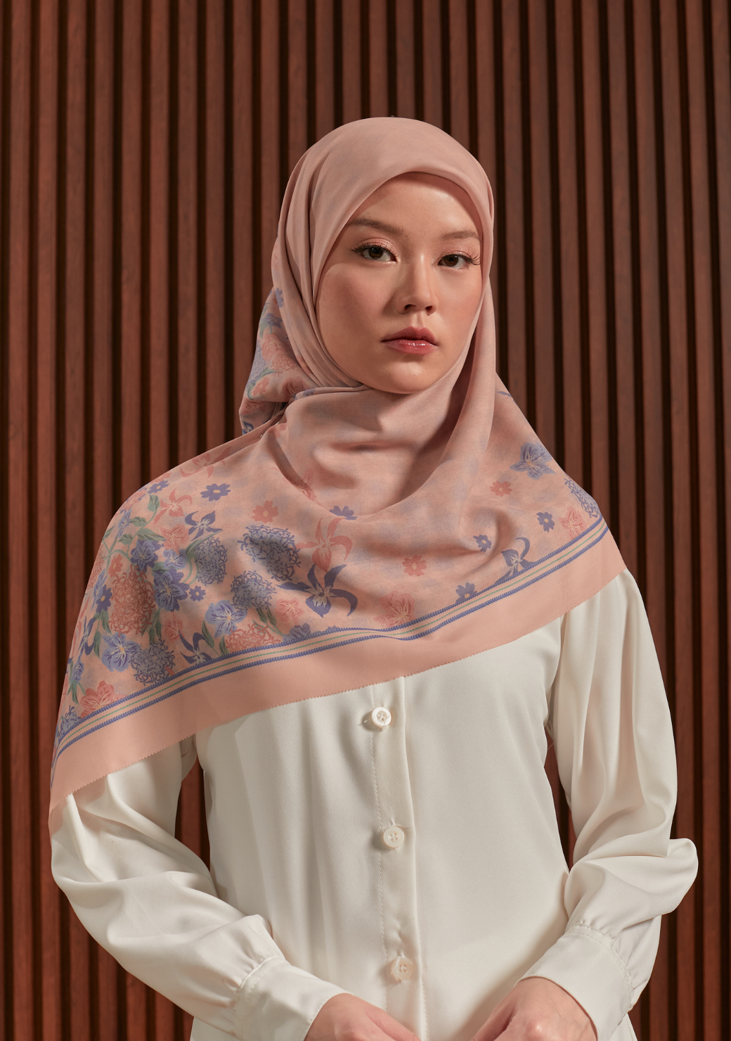 Gardenia Square Scarf
