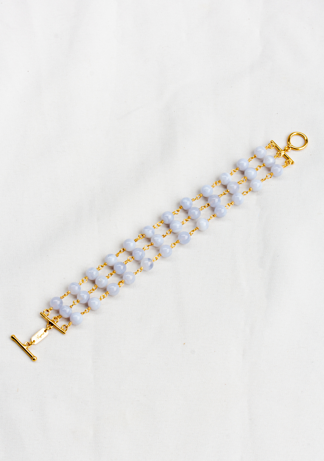 Karnak Bracelet in Blue Agate