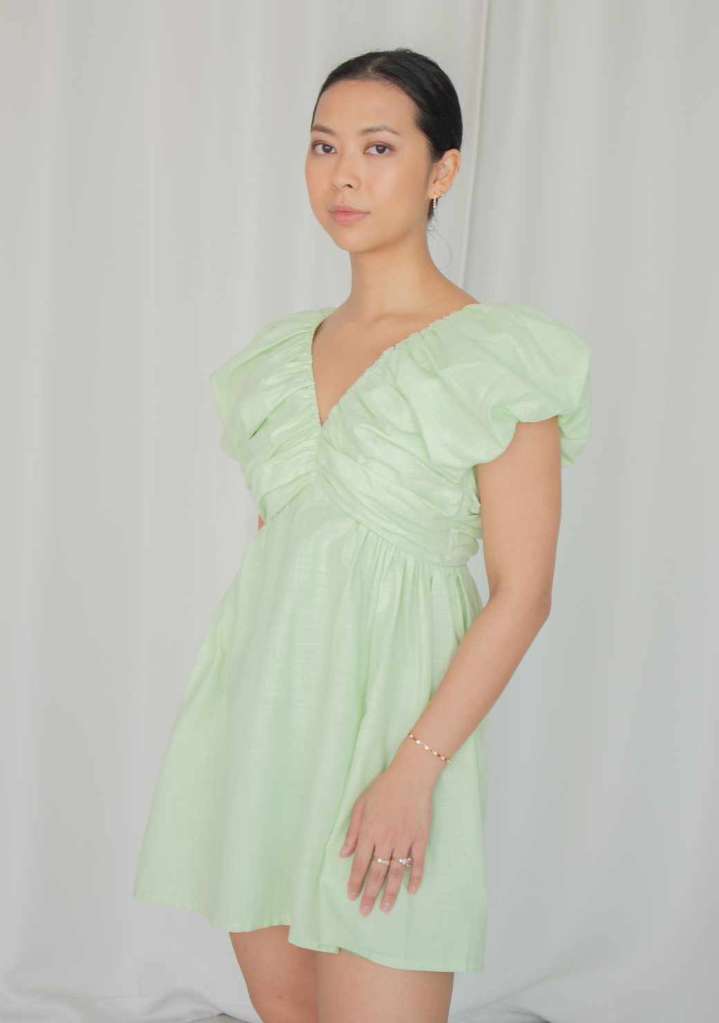 Mint Green Short Dress