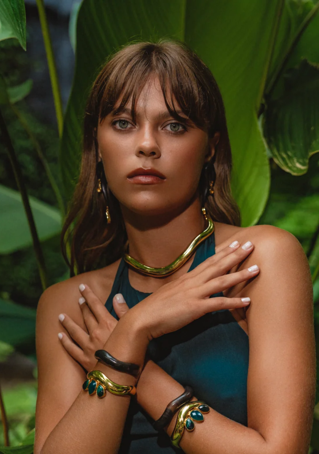 Amazonia 3 Stones Bangle