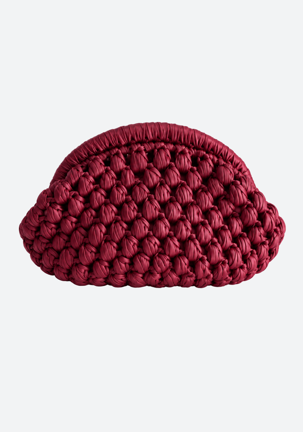 Mini Leather Puff Clutch