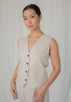 Linen Vest