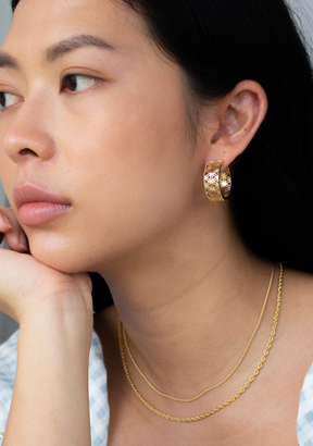 Bold Flower Hoop