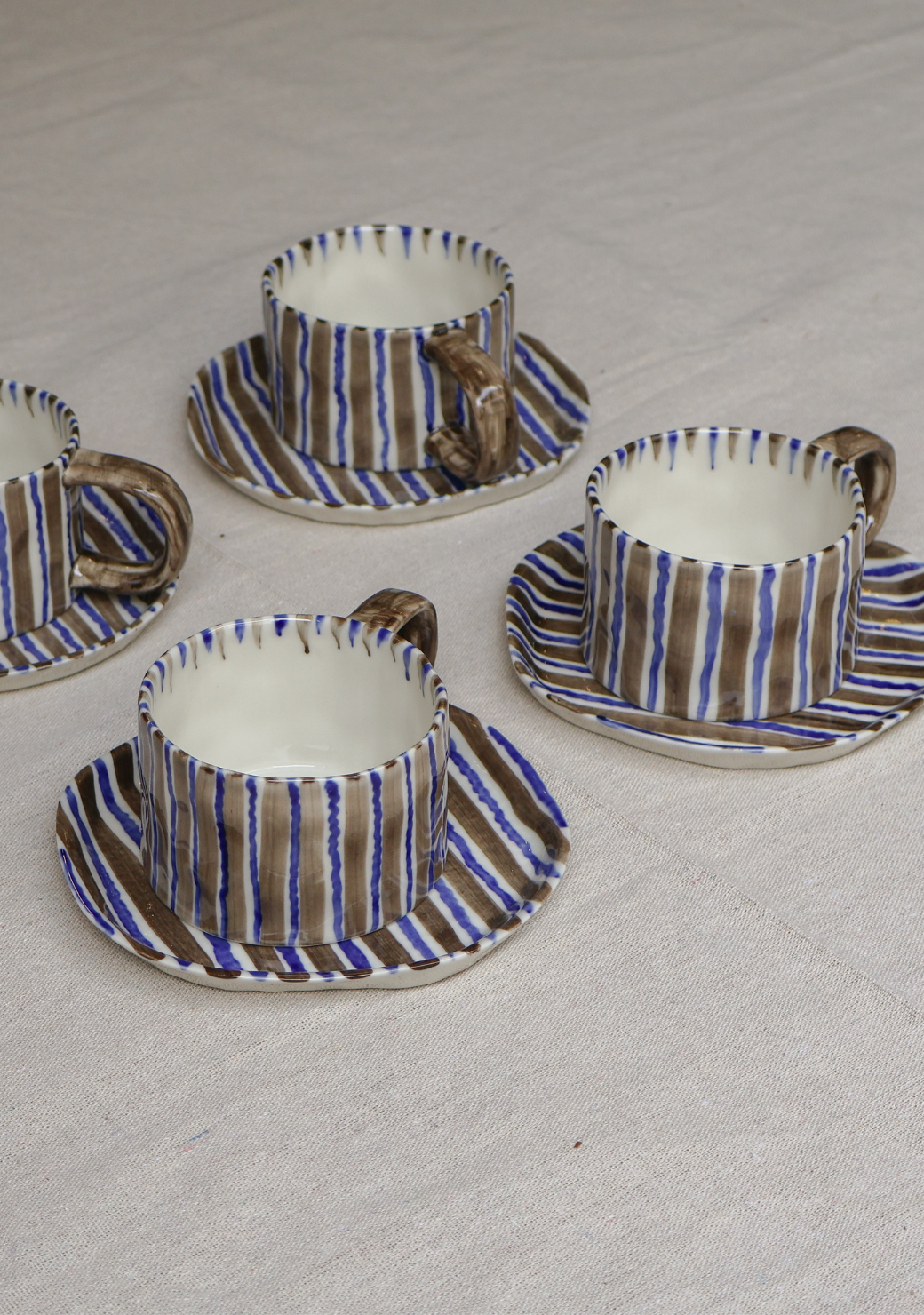 Stripes Series 1 180ml Mug & Saucer Set
