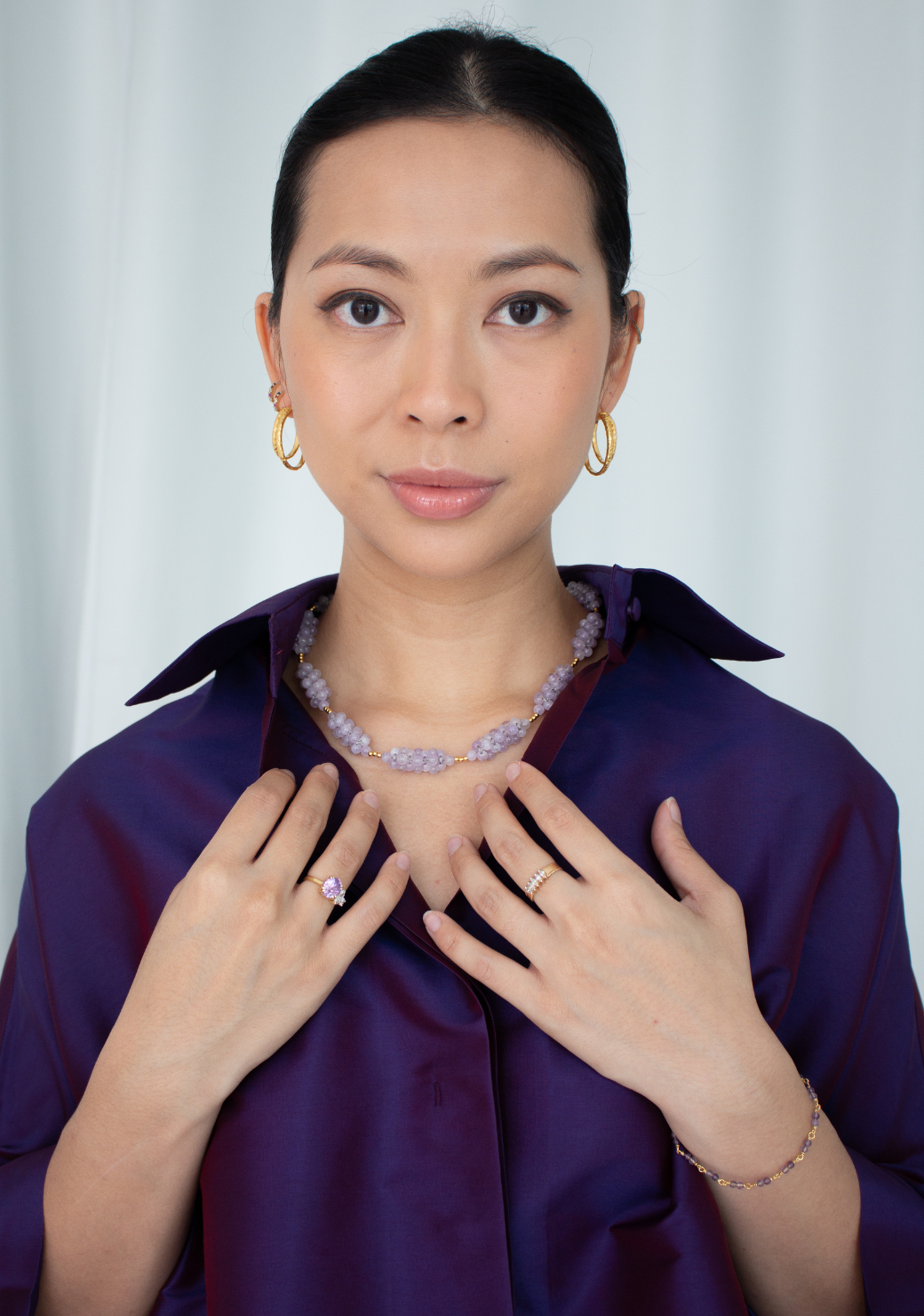 Lavender Amethyst Taormina Necklace