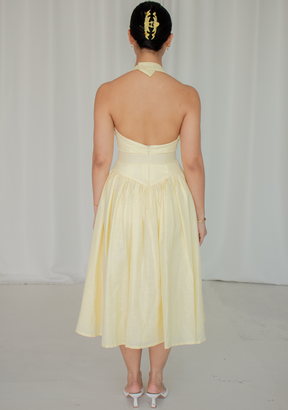 Midi Yellow Dress