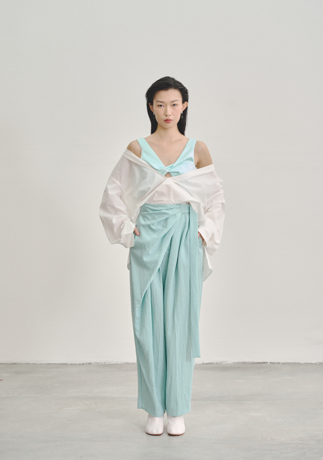 Extra Low Cut Oversized Tunic