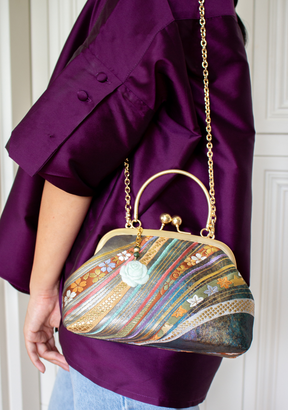 Colorful Waves Jaded Handbag