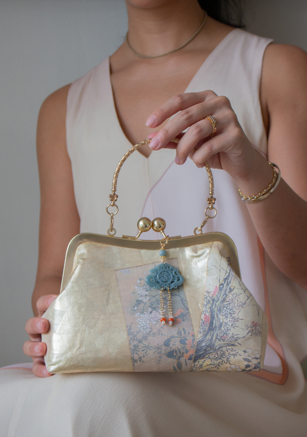 Jaded Gold Handbag