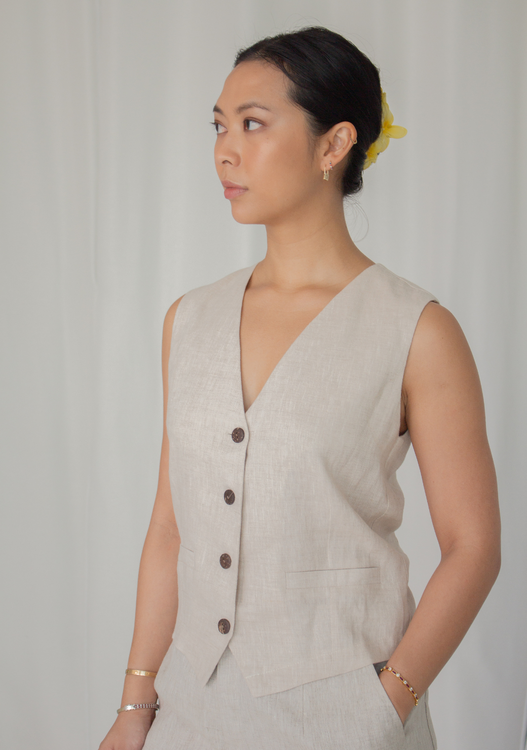 Linen Vest