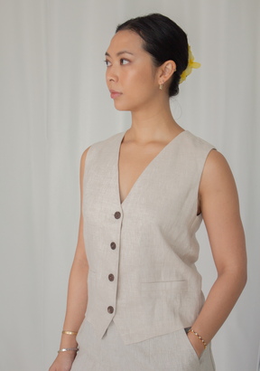 Linen Vest