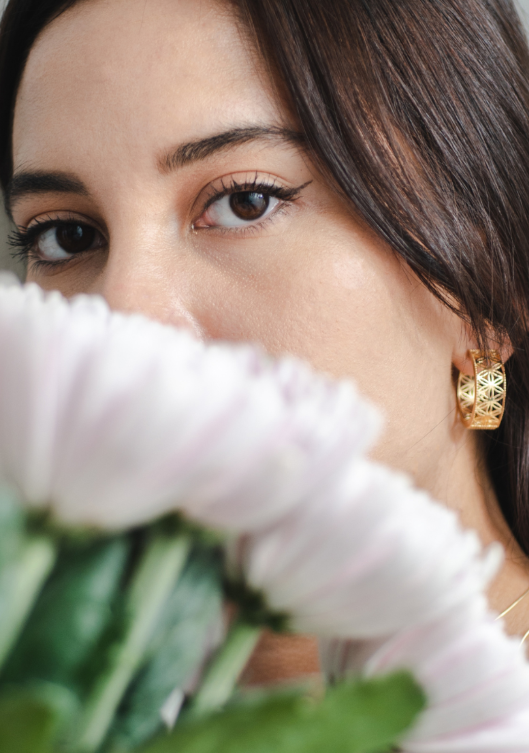 Bold Flower Hoop