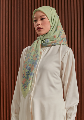 Gardenia Square Scarf