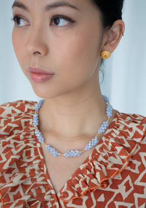 Blue Lace Agate Taormina Necklace