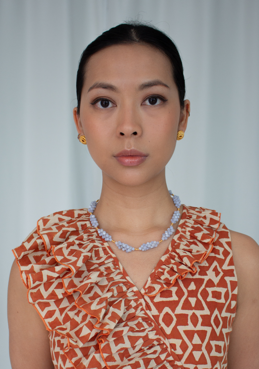 Blue Lace Agate Taormina Necklace