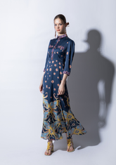 Tulur Pocketed Dress in Navy