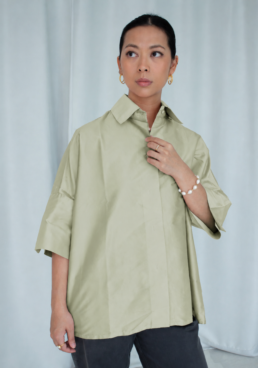 Pistachio CORA Shirt