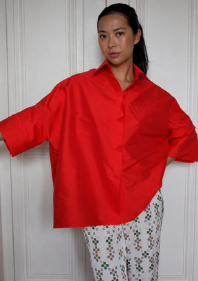 Firecracker Red CORA Shirt