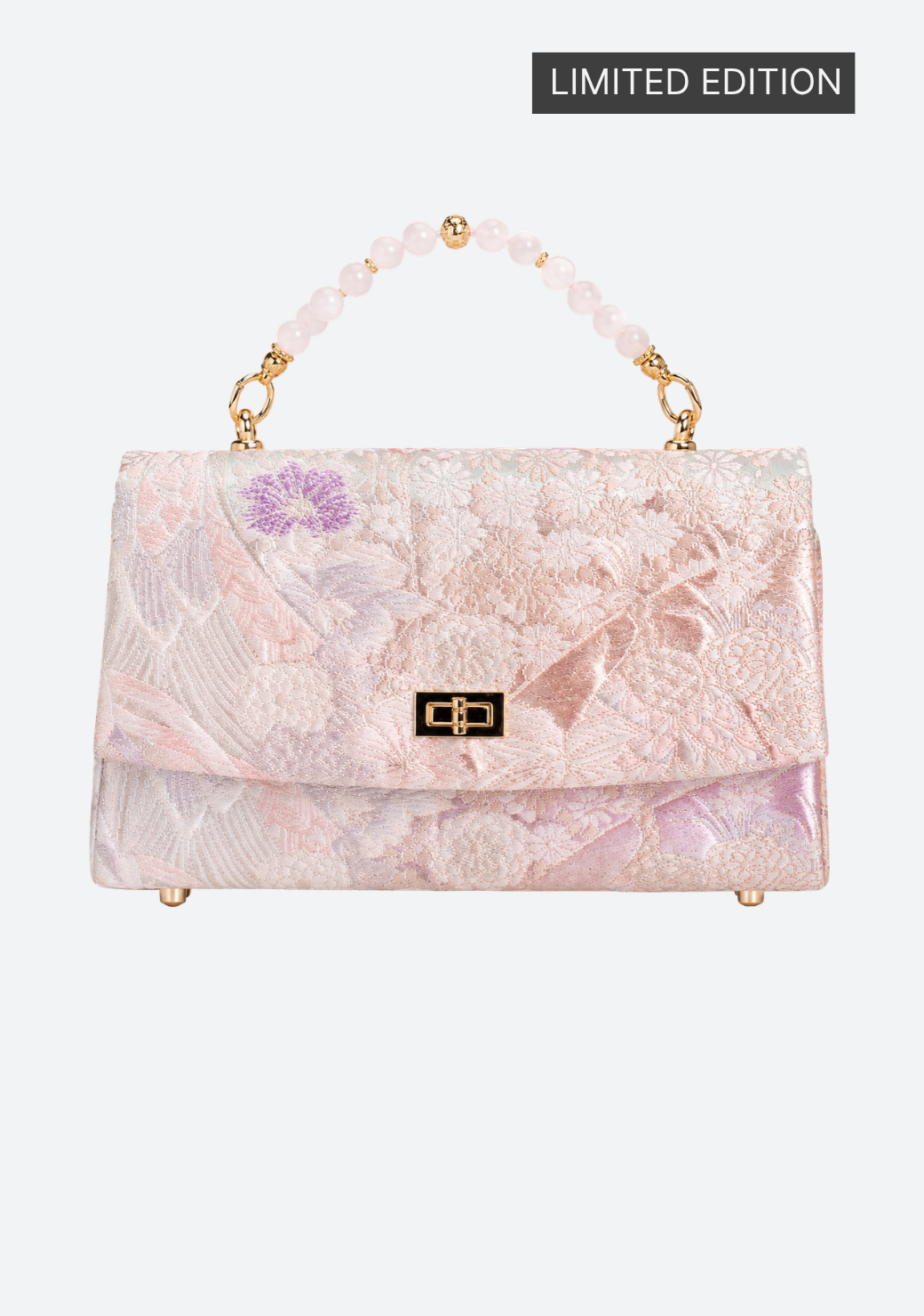 Special Design Pink Crystal Handbag