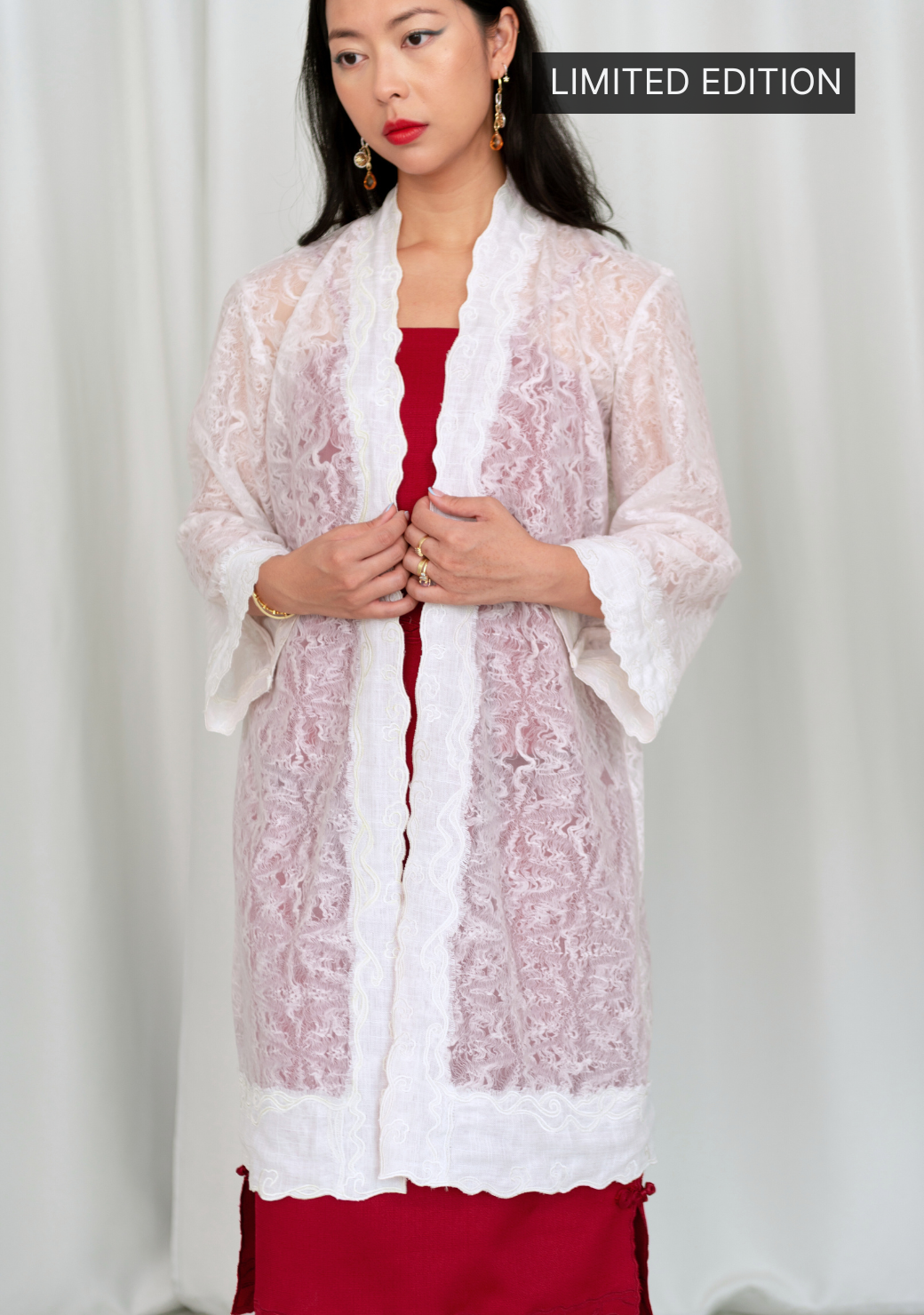 Deras Loose Cut Peranakan Kebaya