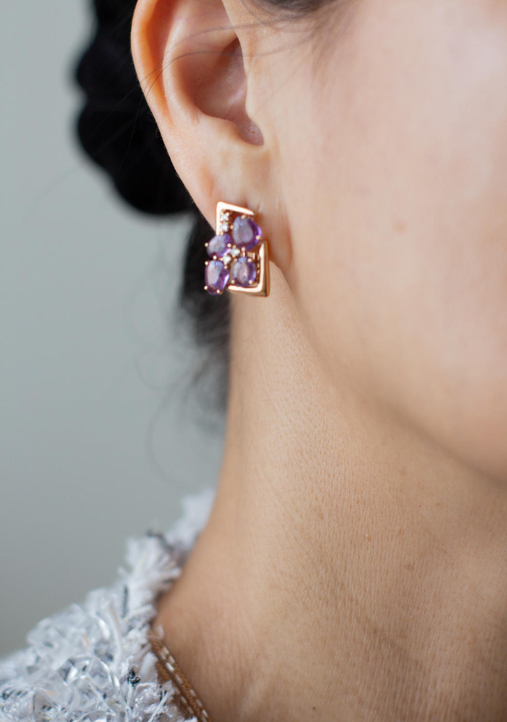 Violets Earrings