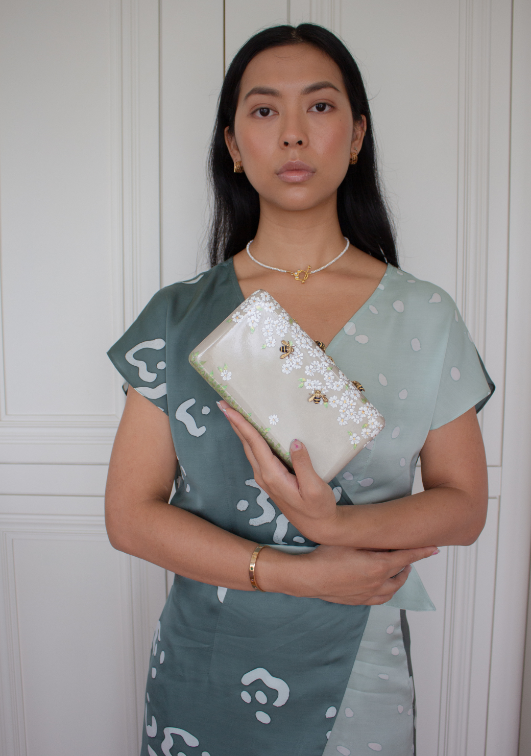 Sakura Minaudière, an evening clutch from designer bag brand Neil Felipp 