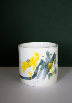 Abstract Paint Cup